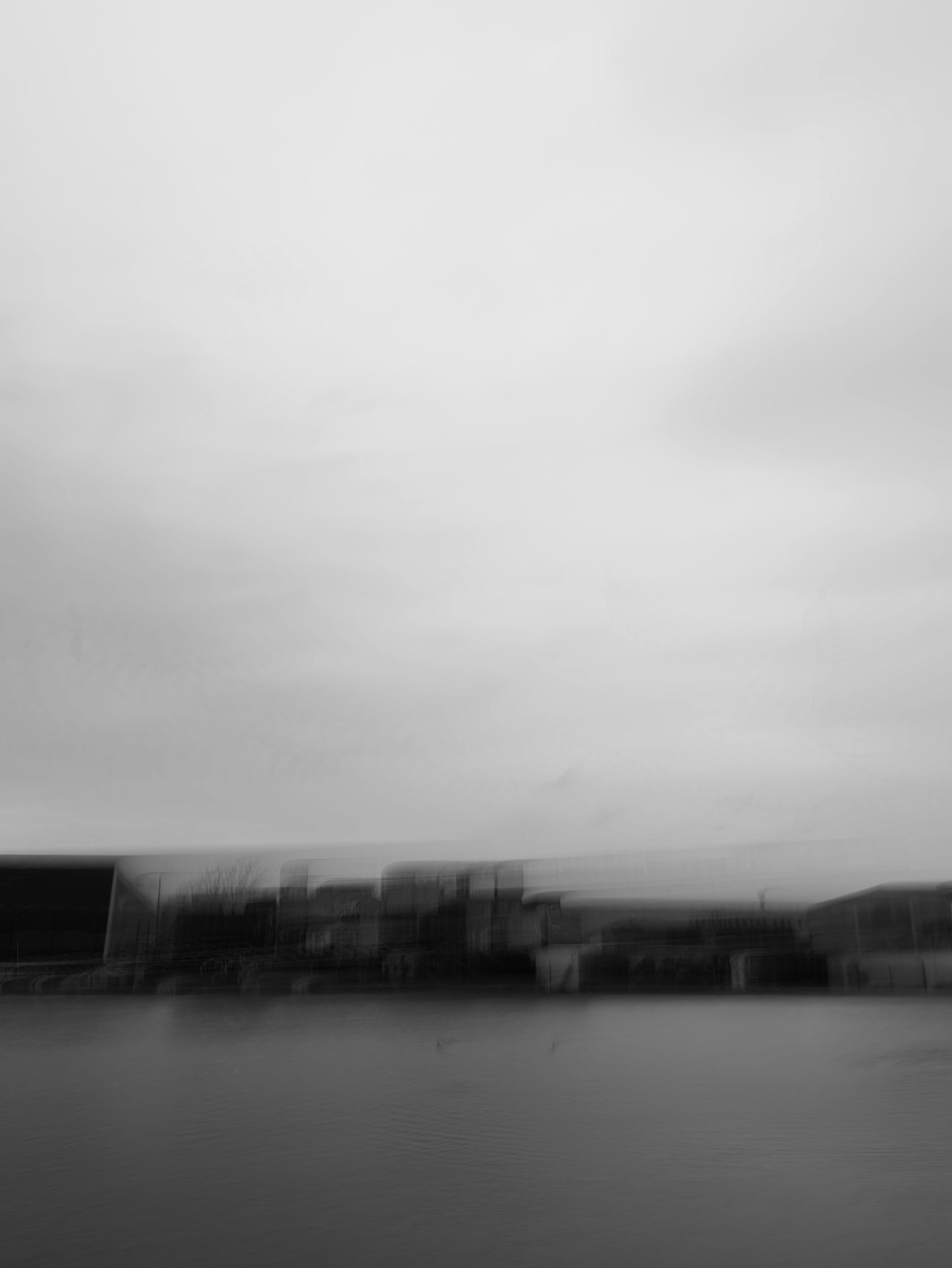 Canal en hiver à Stockholm