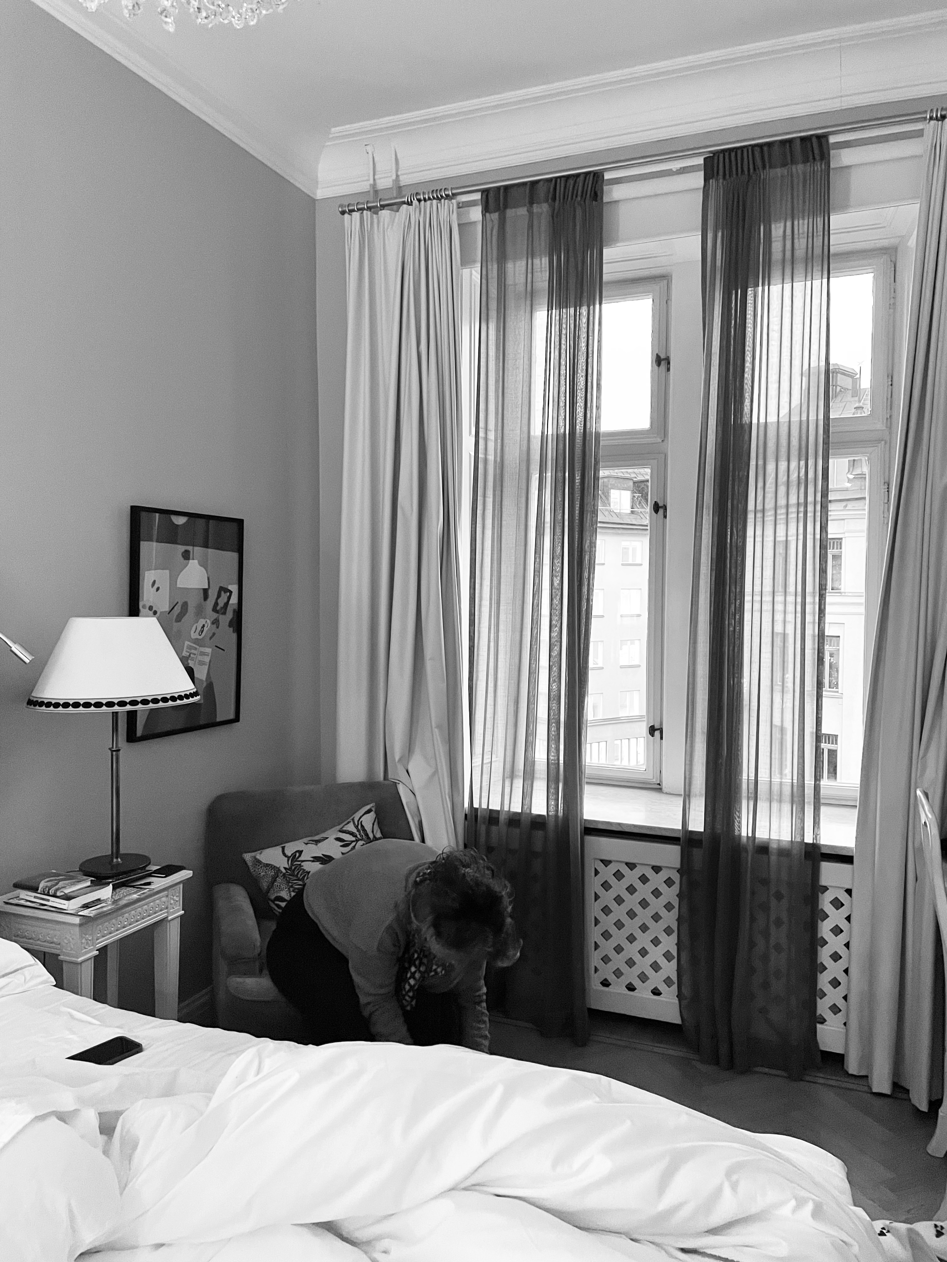 Stockholm, novembre 2025, scène de départ