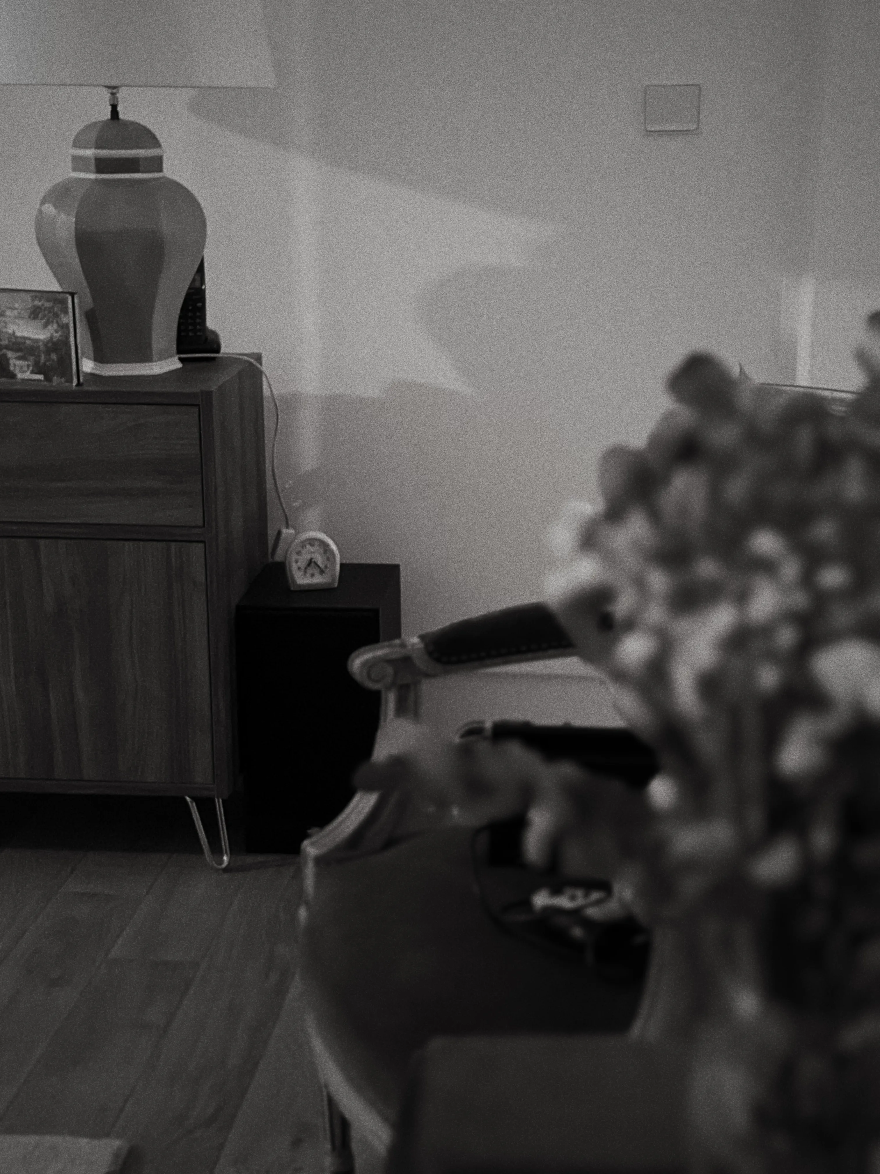 L'ombre d'une lampe