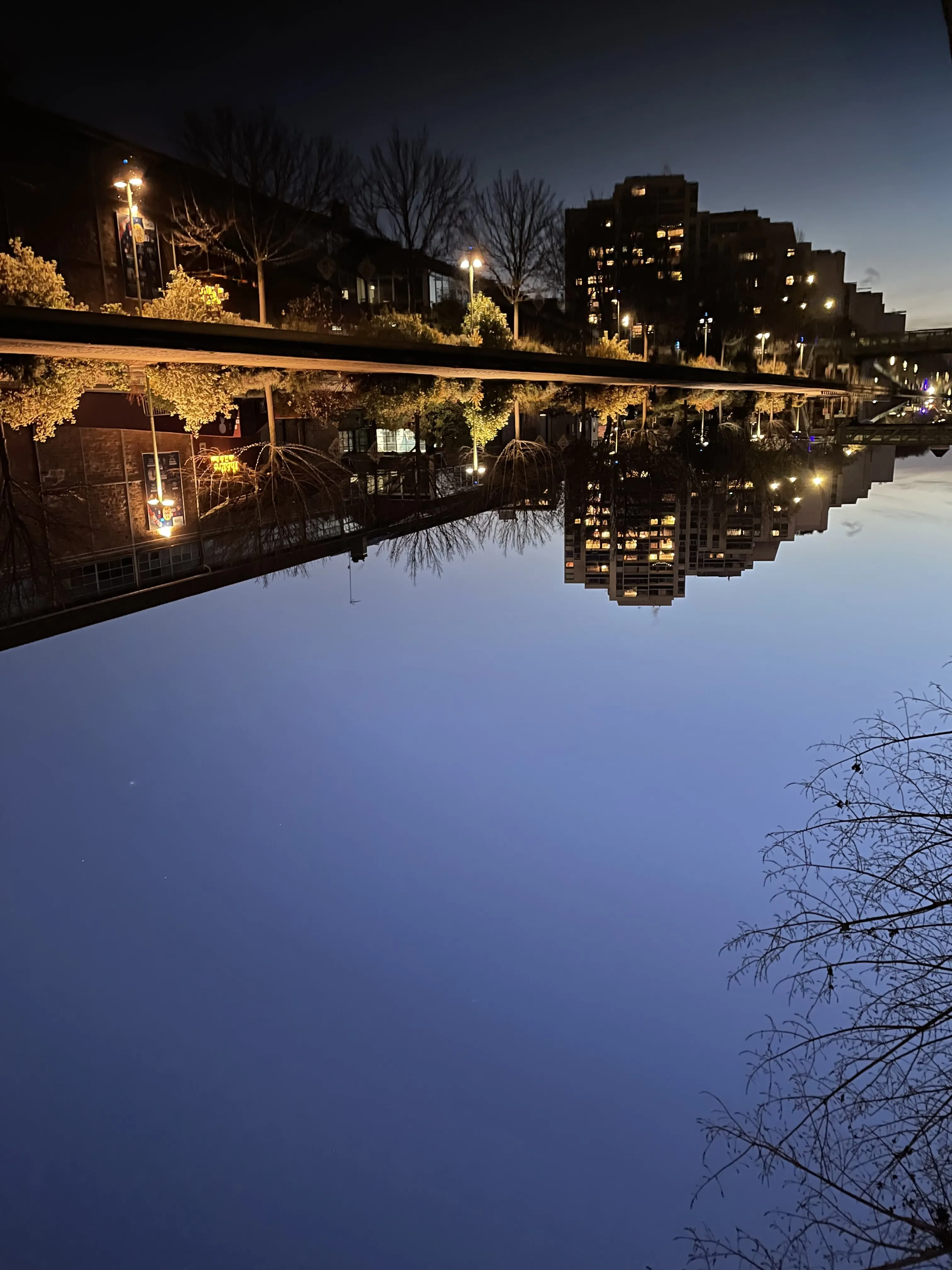 Canal Pantin reflet