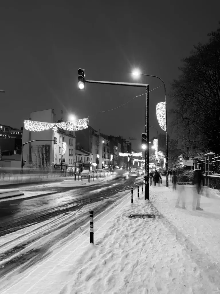 Pantin sous la neige